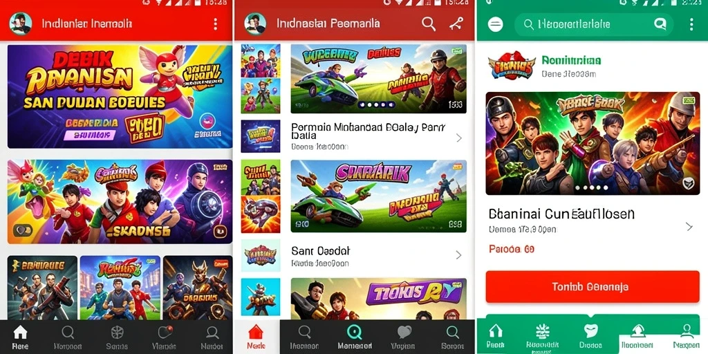 Tampilan fitur interaksi online dengan pemain lain.