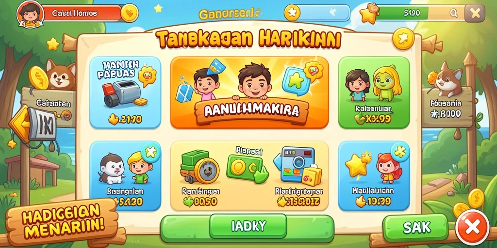 Tantangan seru di setiap level yang harus kamu taklukkan.