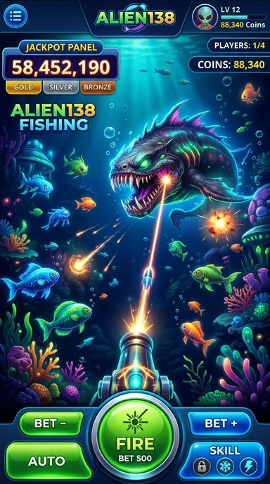 alien138 — layar beranda